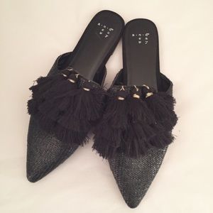 a new day Shoes - Tassel mules 8.5 NWOT a new day Shoes - Tassel mules 8.5 NWOT